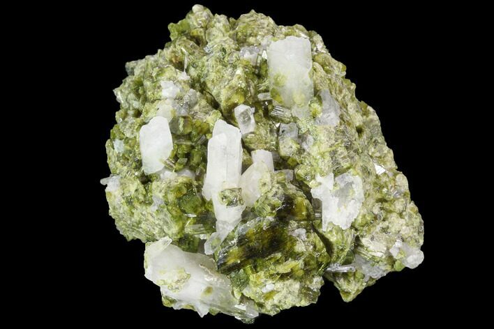 Bargain, Epidote & Quartz Crystal Cluster - Peru #98972
